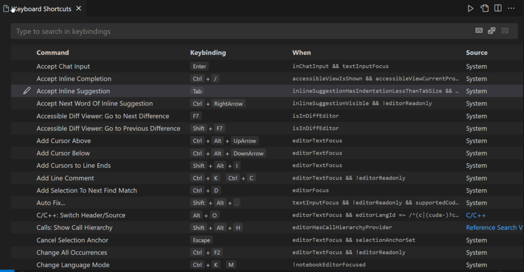 أهم اختصارات لوحة المفاتيح في Visual Studio Code: - مدونة ركن للتكنلوجيا
