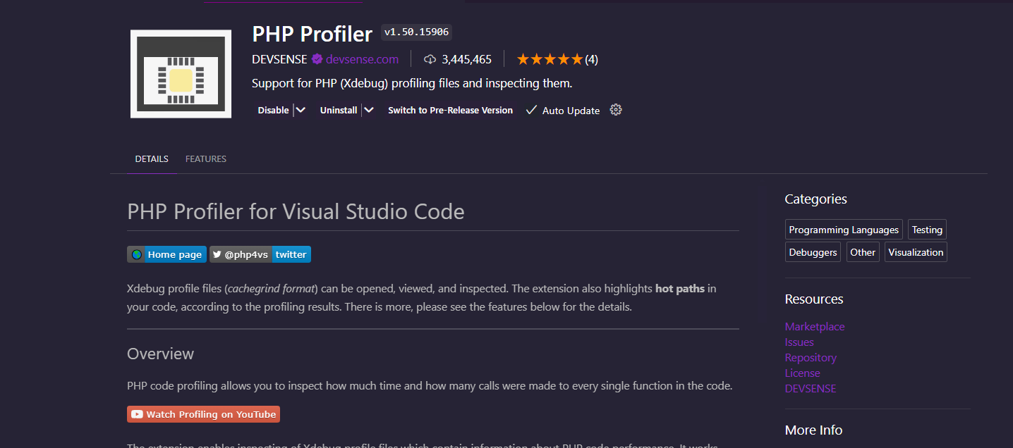Profilerphpinfo